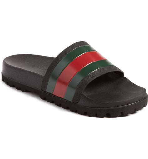 mens gucci interlocking slides|Gucci slides men nordstrom.